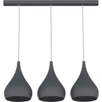 Lumicom Suspension CALICE LINEAR X3, couleur unie, finition mate