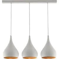 Lumicom Suspension CALICE LINEAR X3 FEUILLES