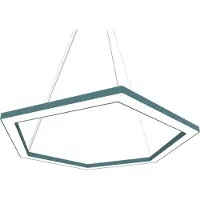 Lumicom Suspension ESAGONO D60, couleur unie, finition mate