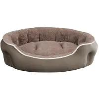 OEM Lit pour chien avec housse beige, 59 x 53 x 18 cm