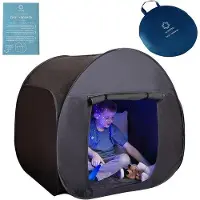 OEM Développement sensorimoteur chez les enfants - Outil d'aide pour l'autisme, le TDAH et l'anxiété - Grotte pop-up sombre pour les enfants autistes - À la maison ou à l'école - Petite version portable