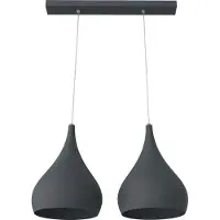 Lumicom Suspension CALICE LINEAR X2, couleur unie, finition mate