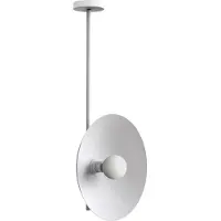 Lumicom Plafonnier Cassini Uni Mat À 1 Lumière