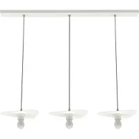 Lumicom Suspension Cloud Linéaire À 3 Lumières, Unie Mat