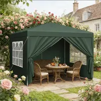 SUCCESS COURIER Kiosque de jardin – Abri extérieur pour mariages, terrasses, traiteurs et événements (kiosque seul, sans parois latérales)