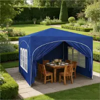 SUCCESS COURIER Tente de réception avec sac de transport – Tente d'extérieur et tente de toit, protection immédiate contre le soleil, idéale pour les fêtes et les événements (tente seule)
