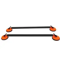 OEM Jeu de barres de toit (2 pièces) de 36 pouces en tube d'acier pour barres de toit, pour kayak, canoë, vélo et snowboard