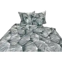 Zbyszko Linge de lit, linge de lit en coton, haute qualité 160x200 1146-1 Pissenlits gris