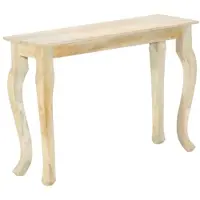 vidaXL Table console 110x35x77 cm bois massif mangue