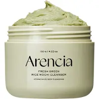 Arencia Fresh Green Rice Mochi Cleanser baume purifiant en profondeur pour peaux grasses et à problèmes 120 g