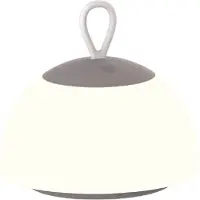 Luxus Europe - Lampe de table Lesbos 3-en-1, couleur taupe - Lampe de table d'extérieur sans fil, avec hauteur réglable – Rechargeable