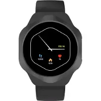 Canyon Hexagon 88, montre intelligente, BT, couleur. AMOLED 1,43", étanche. IP67, mode multisport, noir