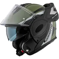 Bogotto Casque modulable FS-X600 Atyr, olive mat/noir, taille M