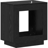 vidaXL Table d'appoint Chêne Noir 60 x 40 x 65 cm Bois d¿ingénierie