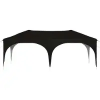 vidaXL Tente de réception pliable 575 x 288 x 245 cm, tissu Oxford noir