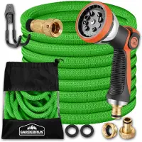 Gardebruk Tuyau d'arrosage vert 7,5m flexible