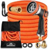 Gardebruk Tuyau d'arrosage orange 15m flexible