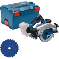 Bosch Scie circulaire sans fil GKS 18V-57-2 GX Professional 18 V 165 mm (0615A500DZ) Brushless + L-Boxx - sans batterie, sans chargeur
