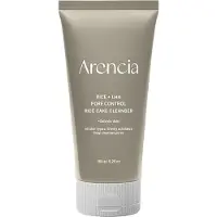 Arencia Rice LHA Pore Control Rice Cake Cleanser Nettoyant visage purifiant et exfoliant - 150 g