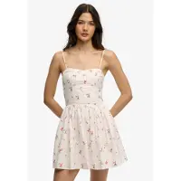 Superdry Corset Cami Sleeveless Short Dress Blanc XS Femme