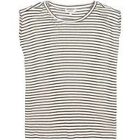 Garcia T-shirt noir / blanc cassé