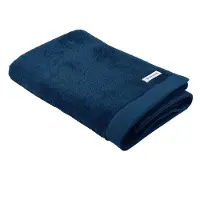 Tom Tailor Serviette de douche bleu foncé