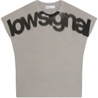 Bershka T-Shirt gris / noir
