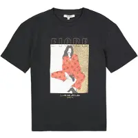 Garcia T-shirt beige clair / or / rouge / noir