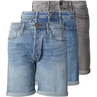 Jack & Jones Jean 'JJIRICK JJIORG' bleu denim / gris denim