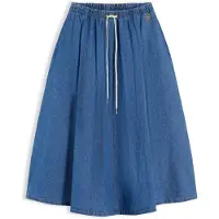 Tommy Hilfiger Ww0ww50015 Midi Skirt Bleu S Femme