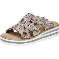 Rieker Sandales V02R890 V02 pour femmes, confortables, couleur rose, idéales pour les loisirs
