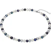 Valero Pearls Chaîne bleu / bleu clair / argent / blanc perle