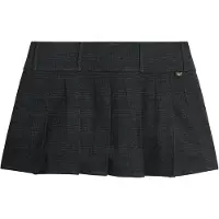 Superdry Low Rise Pleated Short Skirt Gris M Femme