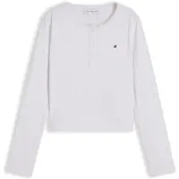 Tommy Hilfiger Kg0kg09463 Long Sleeve T-shirt Blanc 6 Years Fille
