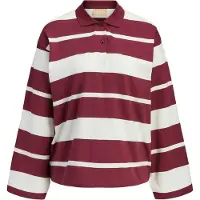 JJXX T-shirt 'JXVilma' bourgogne / blanc