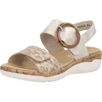Remonte Sandales pour femme, élégantes et résistantes, avec fermeture velcro R6853, pointure : 39 EU, couleur : doré