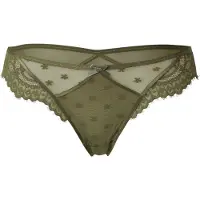 Hunkemoller Slip 'Valora' olive