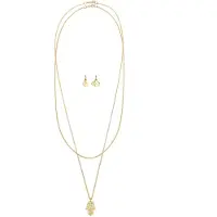 Elli Parure de bijoux 'Evil Eye, Hamsa' or