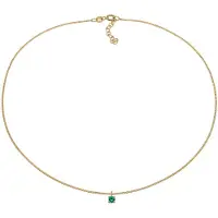 Elli Chaîne 'Choker' or / émeraude