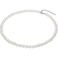 Valero Pearls Chaîne argent / blanc