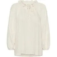 Cream Chemisier 'Oma' blanc