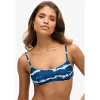 Superdry Code Tie Dye Bikini Top Bleu XL Femme