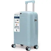 4FLY Valise rigide CoreMatte PP 24 pouces – Taille L – Bleu clair