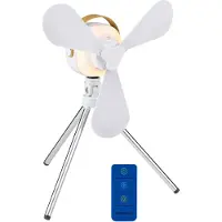 Lifetime Ventilateur de table Blanc 28 x 28 x 34 cm