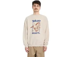 Volcom Recto Verso Sweatshirt Beige M Homme