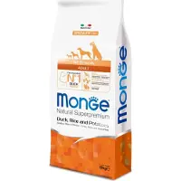 Monge Monoprotein Canard avec riz et pommes de terre 12 kg