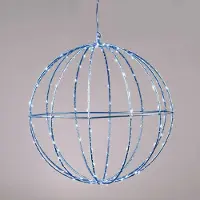 ACA Müller/ADAG Pharma ACA Boule de Noël lumineuse à LED pour l'extérieur, 240 LED, 40 cm, bleue, X0624064226