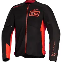Alpinestars MM93 C-1 Air Veste Red Fluo Bright Red Black