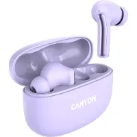 Canyon TWS-9, OnGo 9, casque intra-auriculaire stéréo sans fil BT 5.4, autonomie de 6+24 heures, station de charge dans la cassette, violet