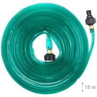 Relaxdays Tuyau d'arrosage plat 15 m